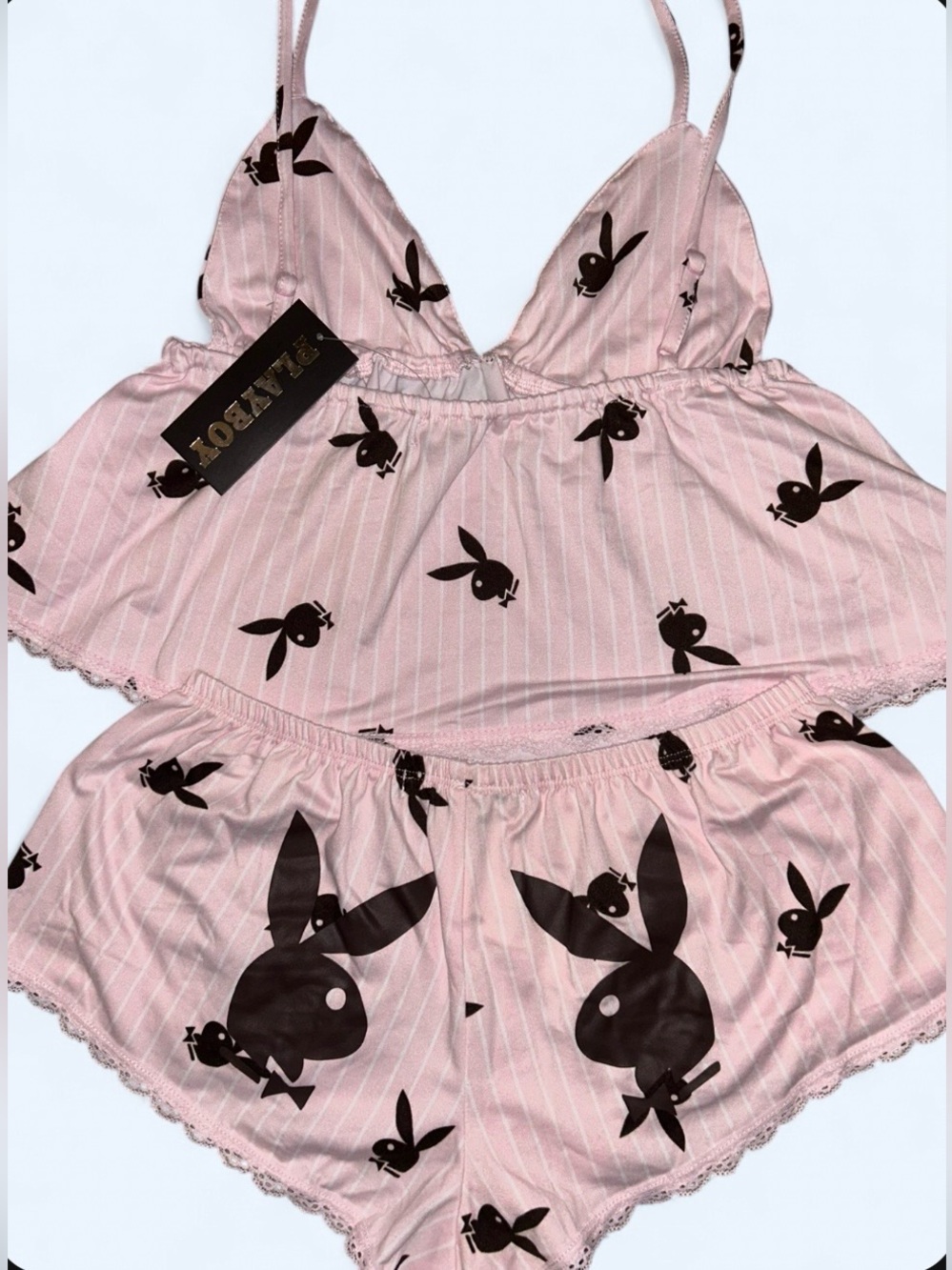Playboy NWT 2PC Pajama Logo Lounge Set - Size XS